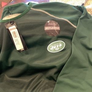 New York Jets Reflective Thermabase  2XL Long Sleeve Shirt-NWT